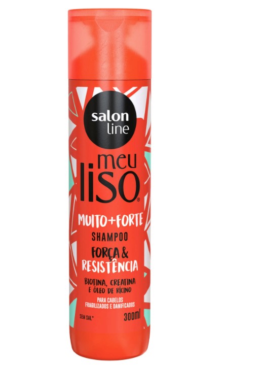 Shampoo Meu Liso + Forte Salon Line 300ml - Foto 0