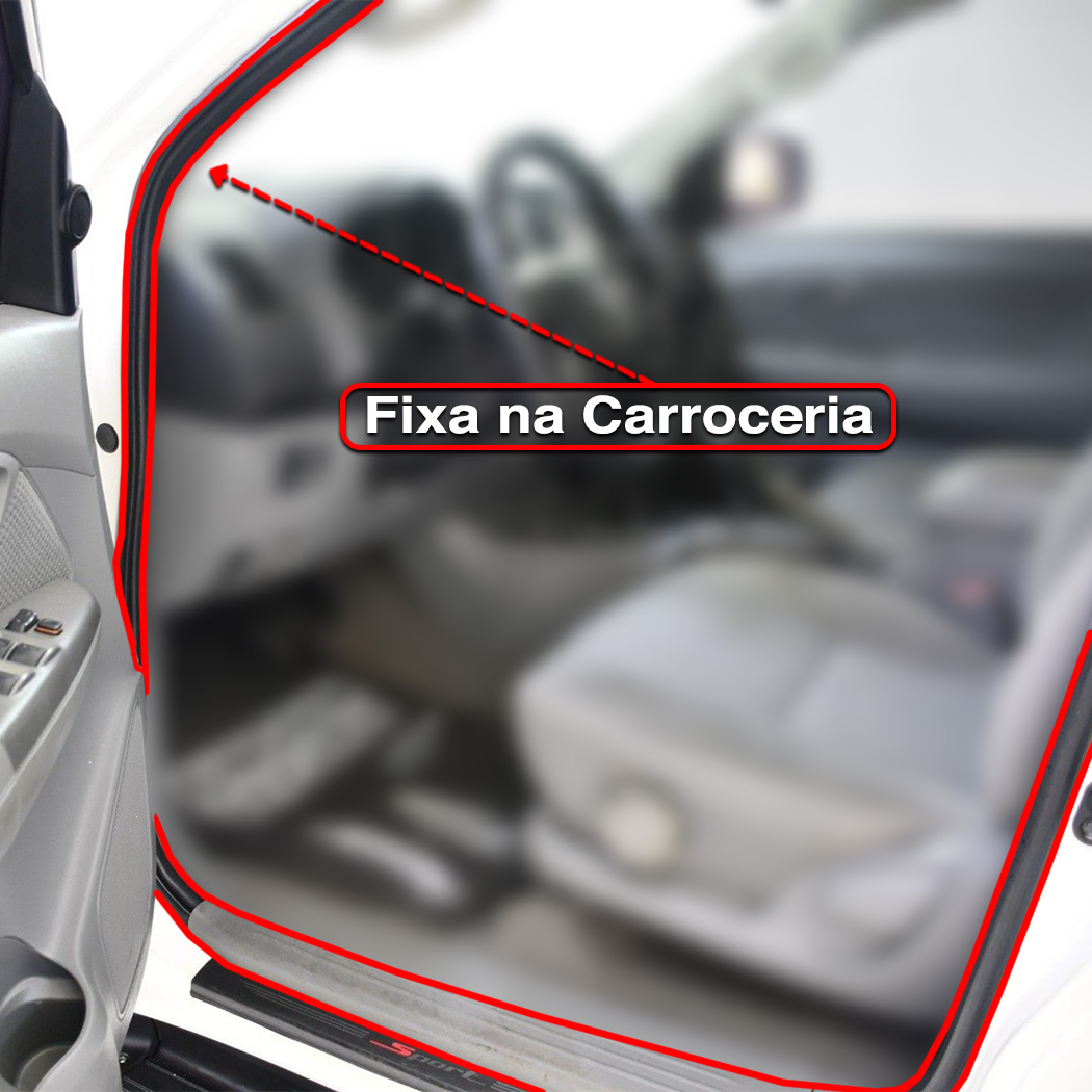 Borracha Porta Fixa Carroceria Chevrolet Onix 2019 a 2023 Borrachauto