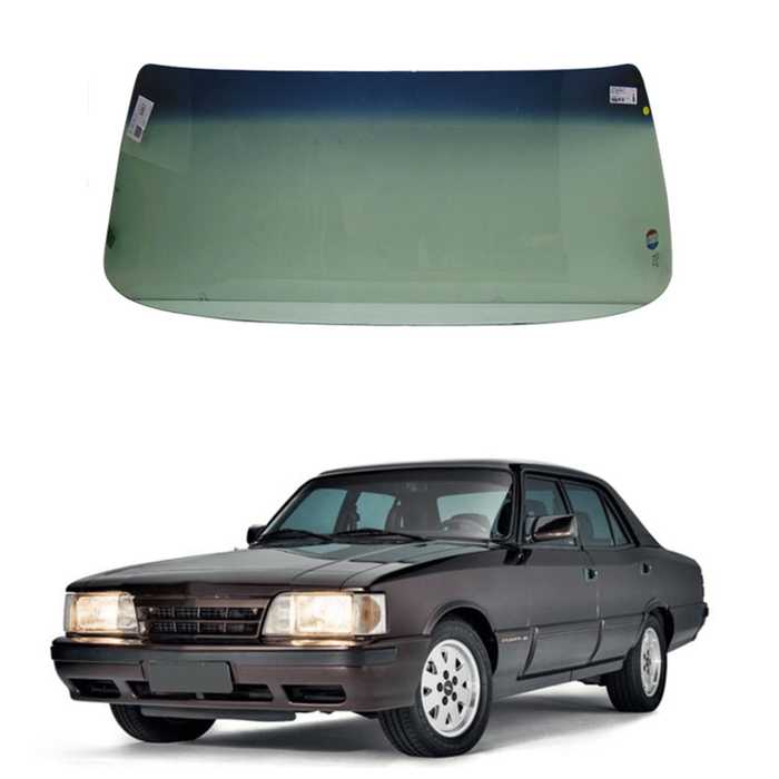 Parabrisa Chevrolet Opala 1968 a 1992 / Caravan 1974 a 1991 Glasstech