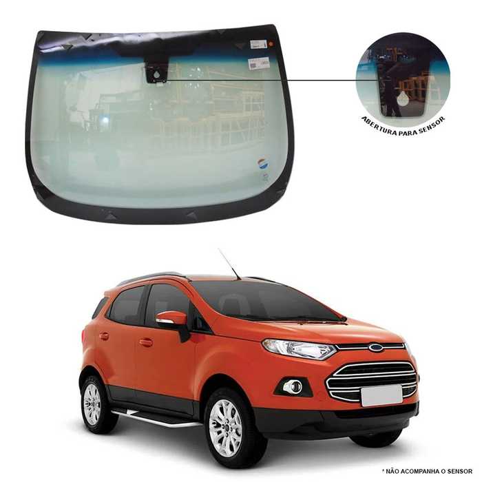 Parabrisa Com Sensor Ford Ecosport 2012 a 2020 Glasstech