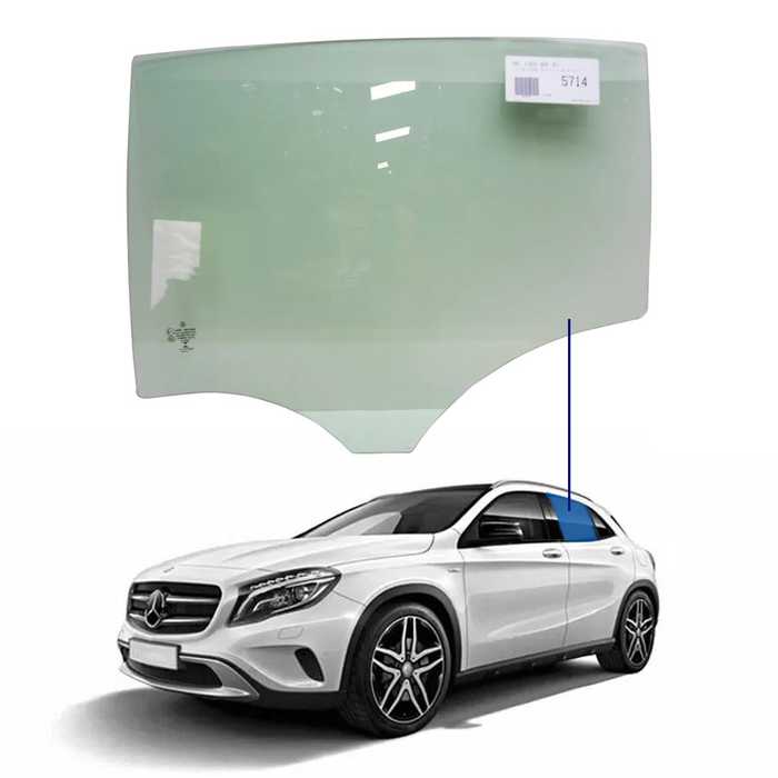 Vidro Porta Traseira Esquerda Mercedes-Benz Classe Gla 2014 a 2020 Importadora