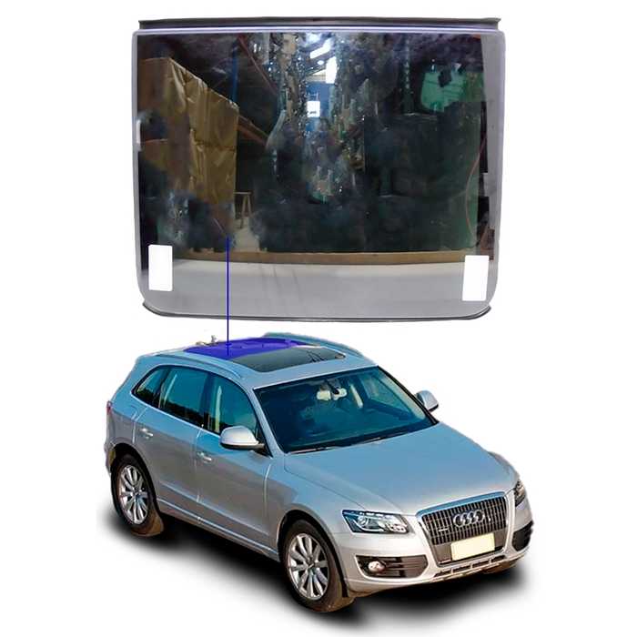 Vidro Teto Solar Fixo Audi Q5 2009 a 2012 Importadora