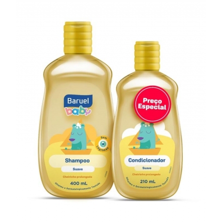 Shampoo + Condicionador Infantil Baby Suave - Baruel