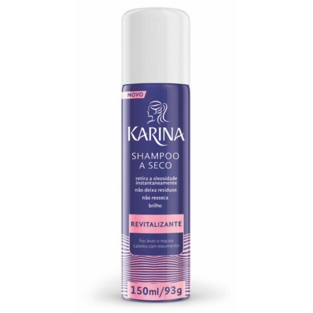 Shampoo Seco Karina Revitalizante 150ml - Flora