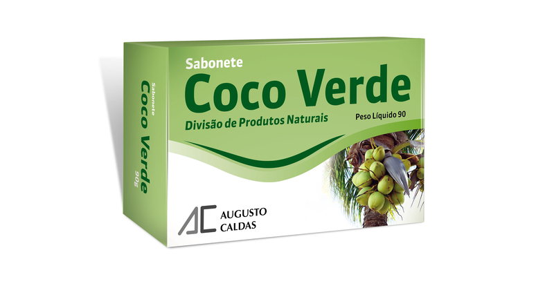 SABONETE 90G COCO VERDE - AUGUSTO CALDAS