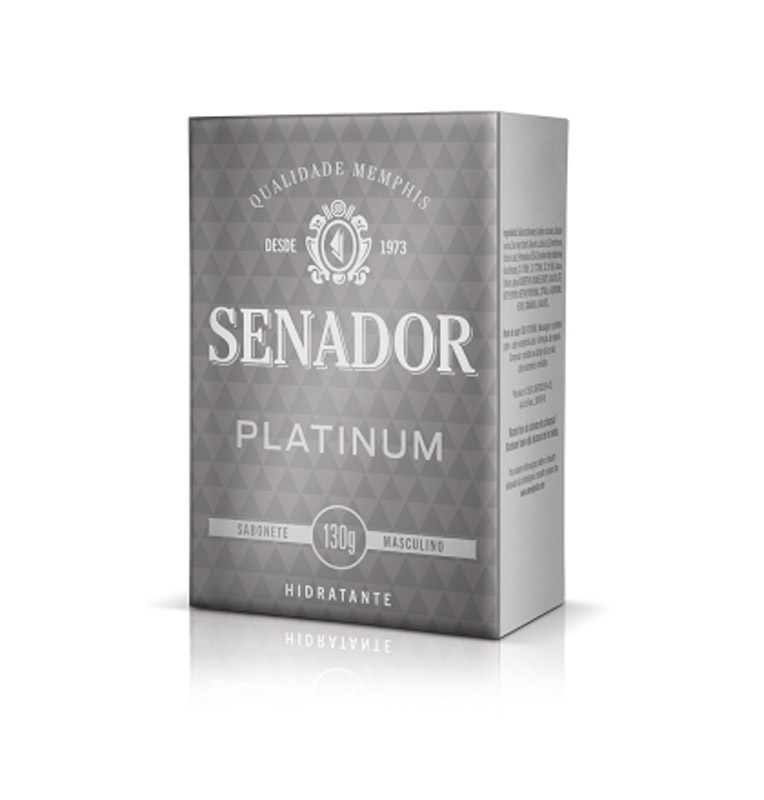 SABONETE SENADOR PLATINUM 130G - ALMA DE FLORES