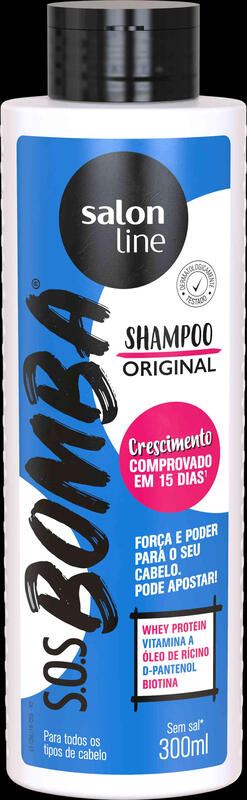 Shampoo Bomba Original 300ml - Salon Line