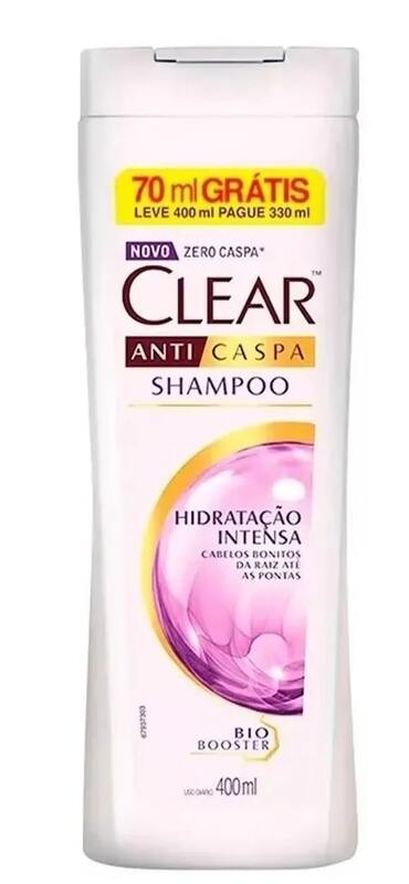 Shampoo Clear Anticaspa Hidratação Intensa 400ml - Unilever