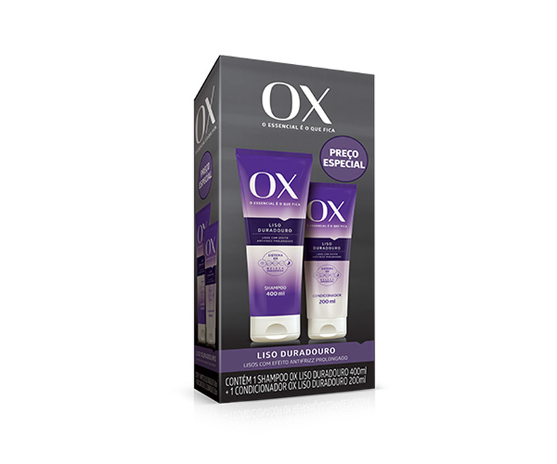 Shampoo + Condicionador Ox Liso Duradouro - Flora