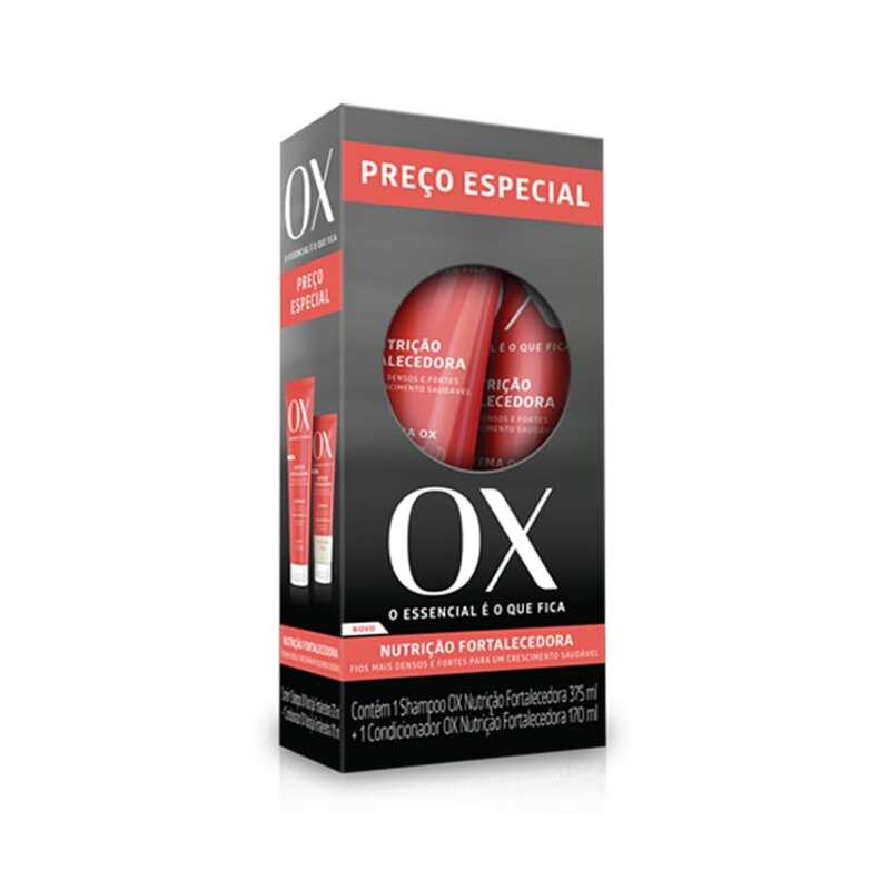 Shampoo + Condicionador Ox Nutrição Fortalecedora - Flora