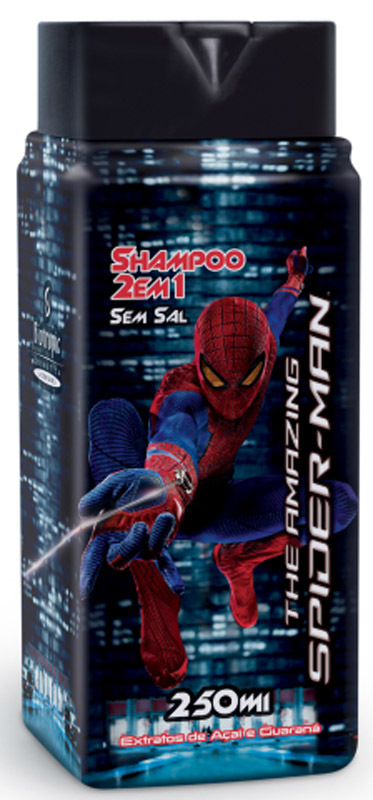 Shampoo Infantil Spider Man 2 Em 1 250ml - Grandes Marcas