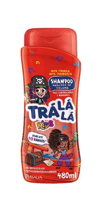Shampoo Infantil Trá Lá Lá Redutor De Volume 480ml- Phisalia