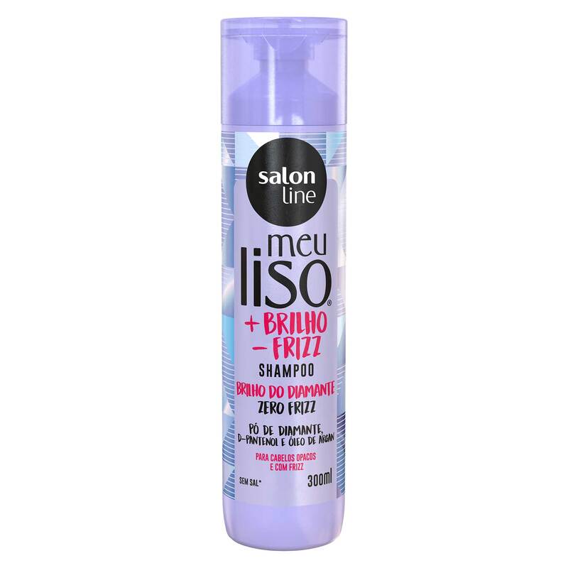 Shampoo Meu Liso Brilho 300ml - Salon Line