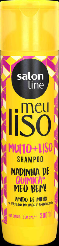 Shampoo Meu Liso Muito+liso 300ml - Salon Line