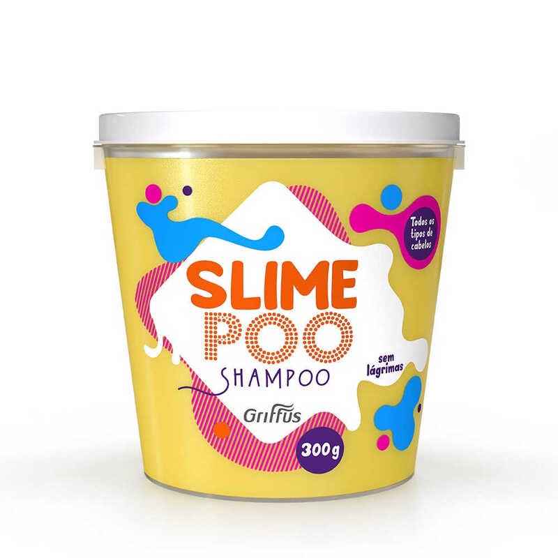 Shampoo Slime Poo Amarelo 300ml - Griffus