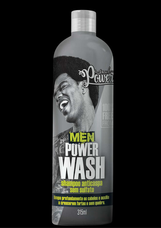 Shampoo Soul Power Men Power Wash 315ml - Beauty Color