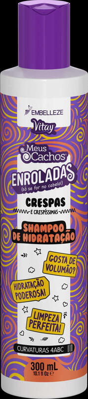 Shampoo Vitay Meus Cachos Enrola Crespas 300ml - Embelleze