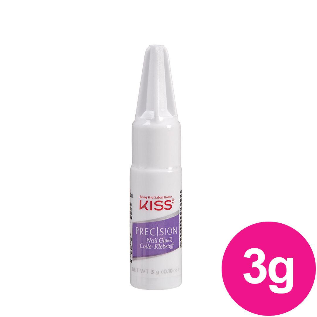 Cola Para Unhas Postiças Kiss Ny - Precision Anti-fúngica 3g FBGL310