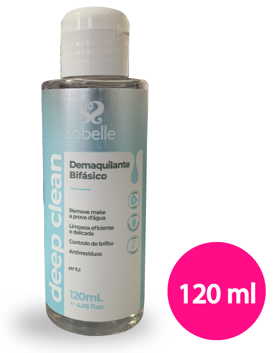 Demaquilante Bifásico Deep Clean Sobelle - 120 ml