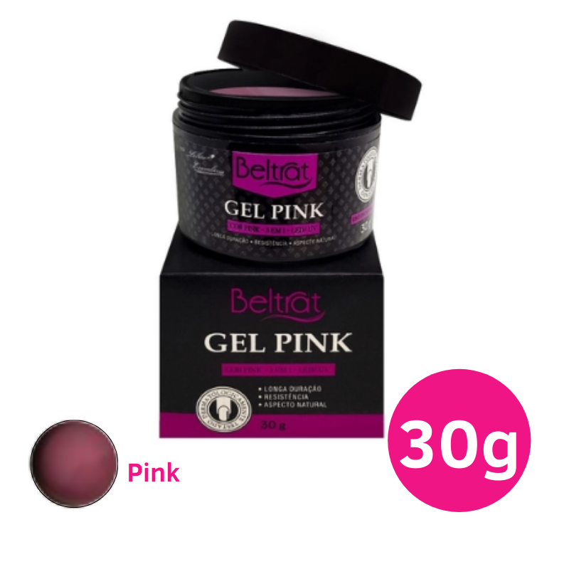 Gel Autonivelante para unhas Beltrat - Gel Flex Pink 30g