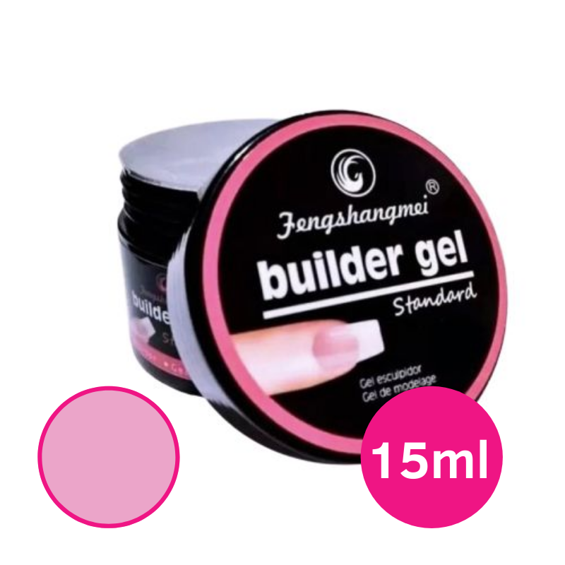 Gel para unhas - Fengshangmei (Pretinho do poder) de 15ml pink 010 gel construtor (alongamento) UV/LED