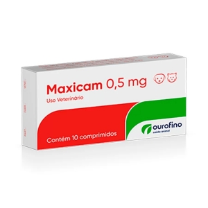 Anti Inflamatório Maxicam 0,5mg (1 Cartela 10 comprimidos) - Ourofino