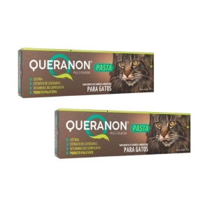 Kit 2 Unidades Suplemento Vitamínico para Gatos Queranon Pasta 70g - Avert