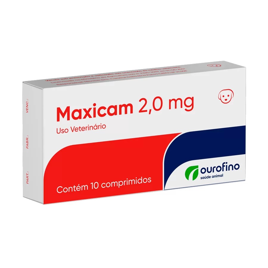 Anti Inflamatório Maxicam 2,0mg (1 Cartela 10 comprimidos) - Ourofino