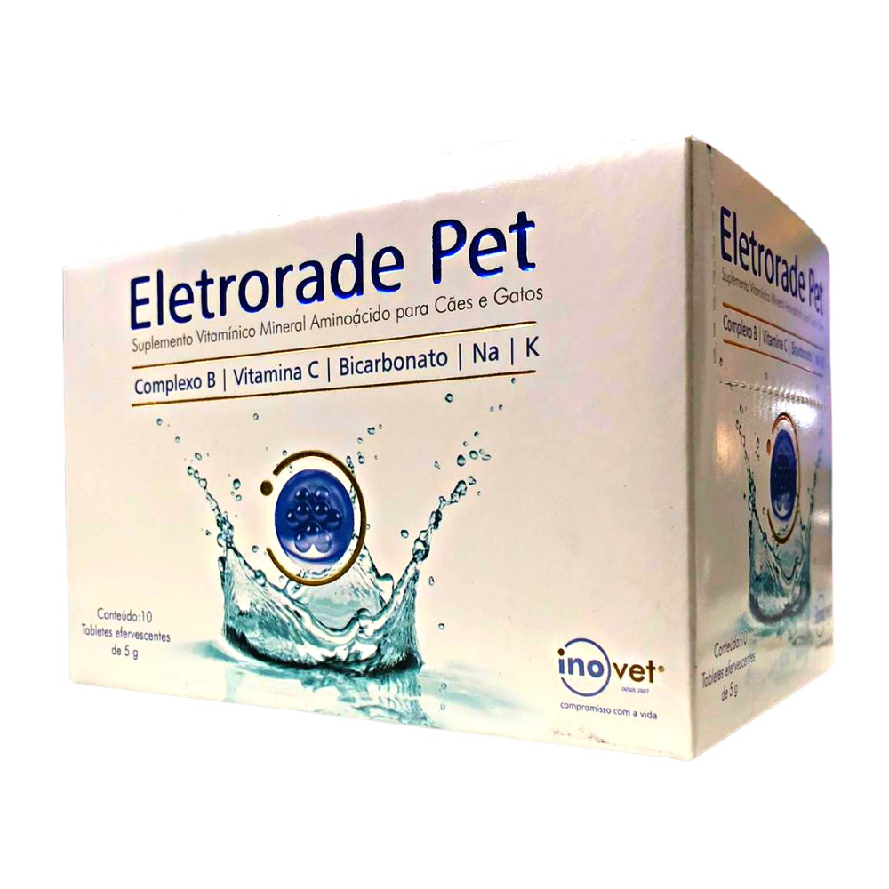Eletrorade Pet (10 tabletes efervescentes de 5g) - Inovet