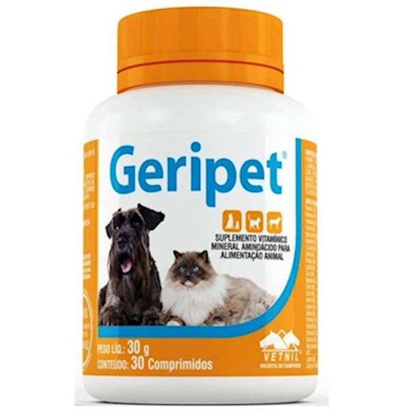 Geripet 30g (30 Comprimidos) - Vetnil