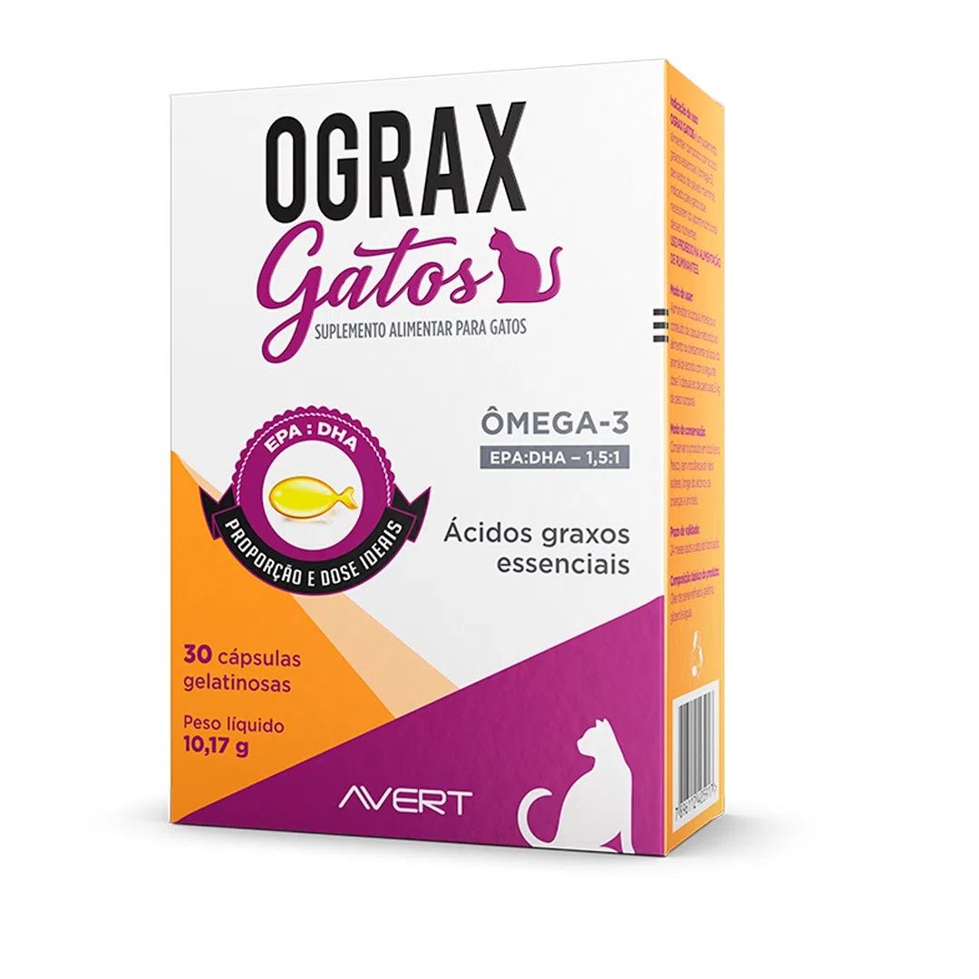 Ograx Gatos (30 cápsulas) - Avert