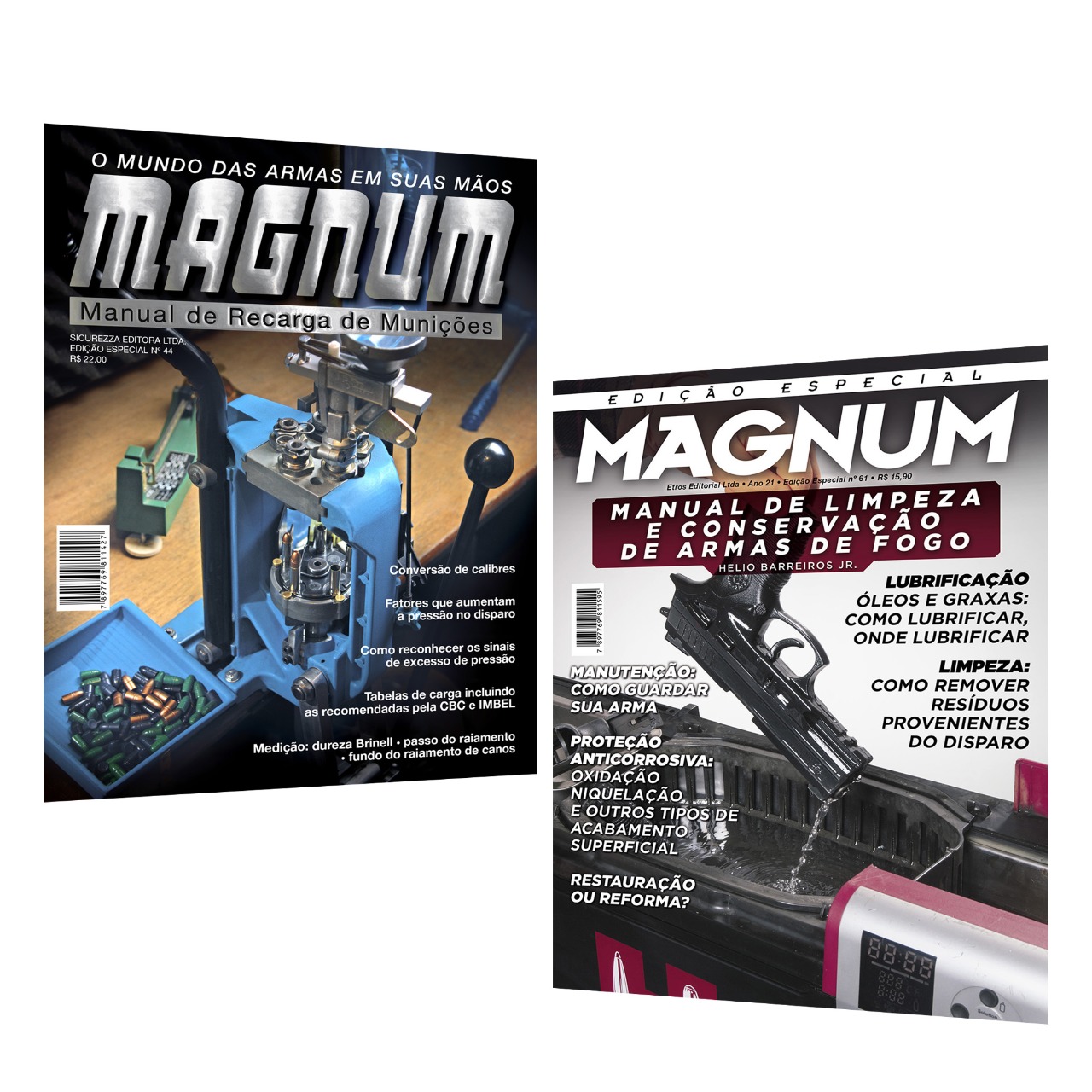 2 Revistas Magnum - Manual Recarga e Manual Conservação 61/44