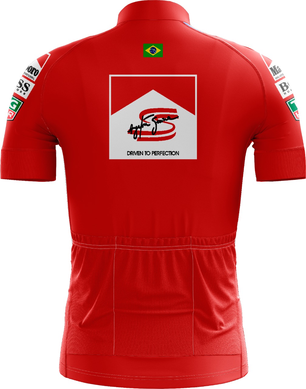 Camisa Ciclismo Ayrton Senna Mc Laren Retrô