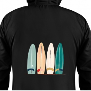 Jaqueta Corta Vento Estampada Artistic Surf WSS Masculino