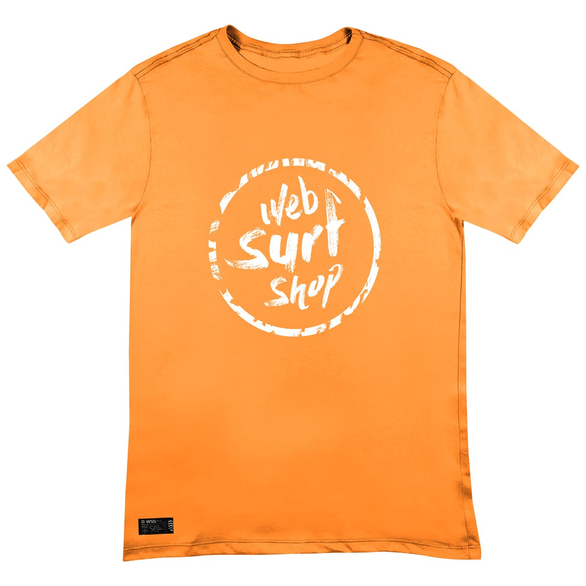 Camiseta Plus Size WSS Brasil Ink Web Orange