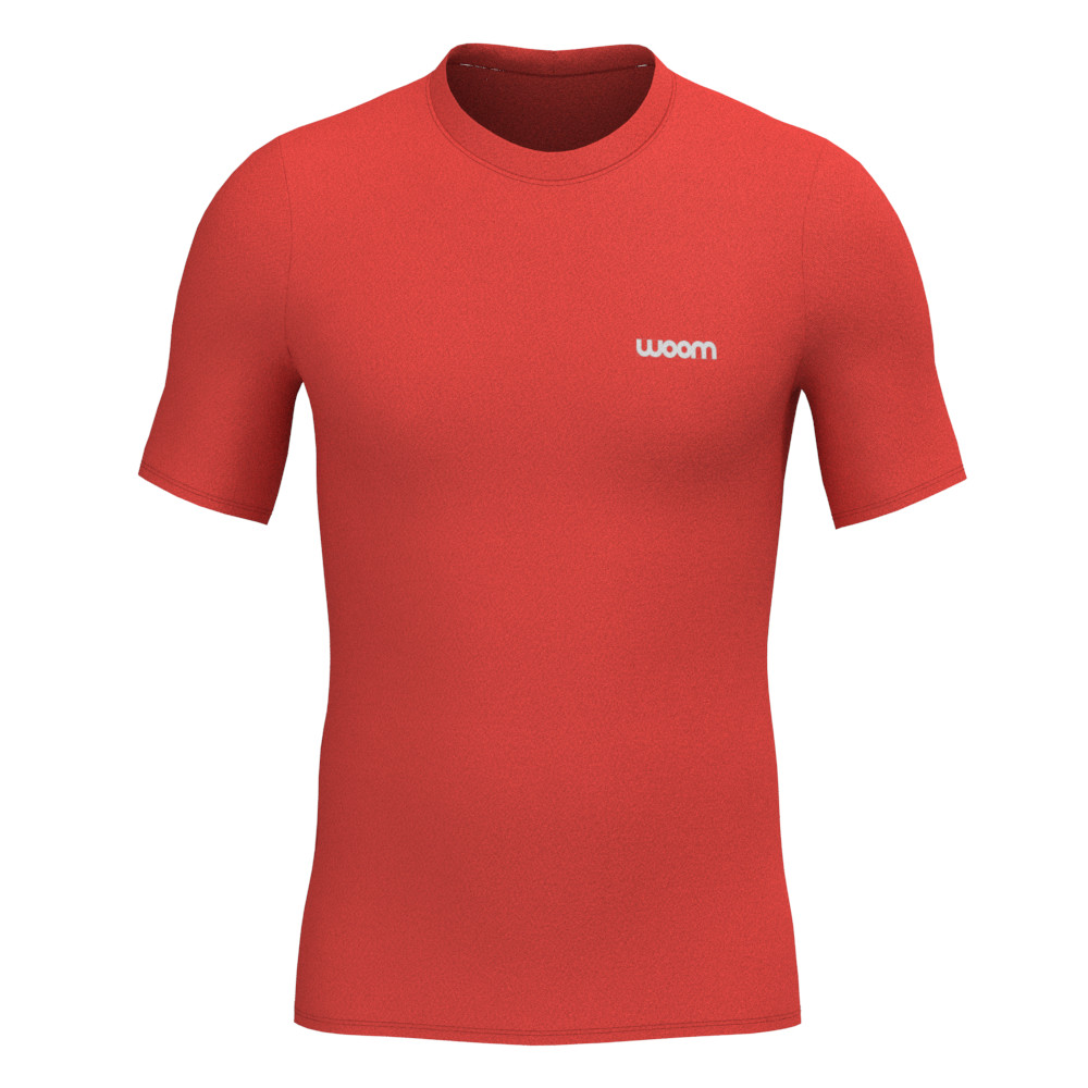 Camiseta Running I Woom New York Vermelho e Prata Masculino 2023