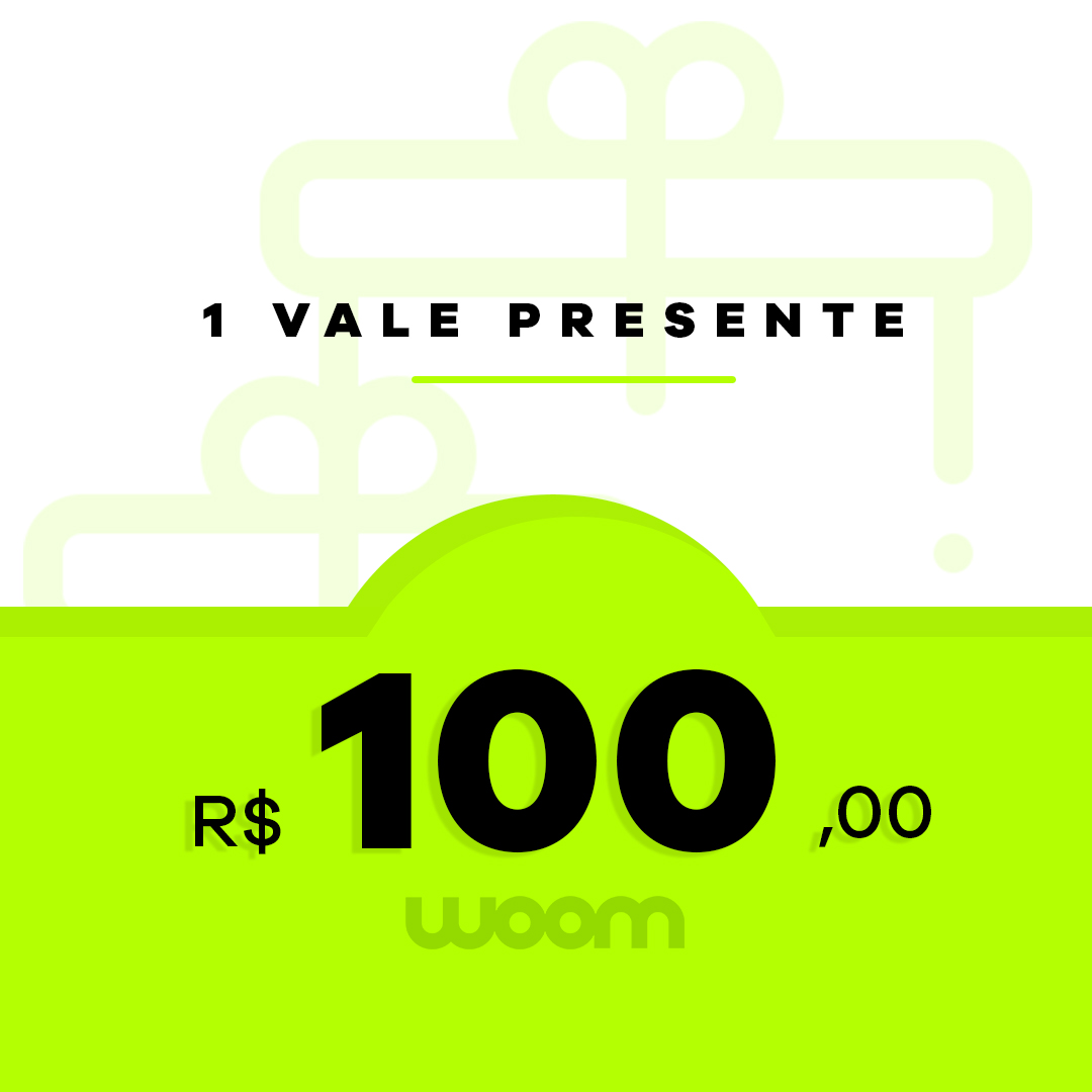 Vale presente R$ 100,00