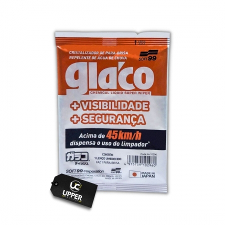 GLACO WIPE ON LENÇO APLICACAO UNICA - SOFT99