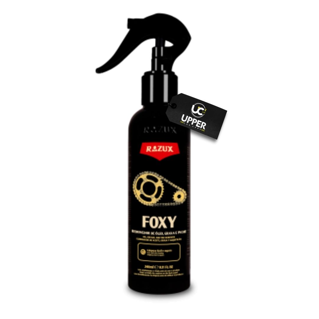 FOXY Removedor de Oleo, Graxa e Piche 240ML - Razux
