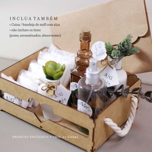 Kit Toalete Botânica - Embalagens + caixa