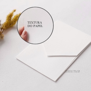 OUTLET Envelope Branco Geométrico 16x20cm - pac 10 un