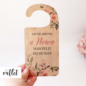OUTLET - Tag porta hotel Noiva - Blush