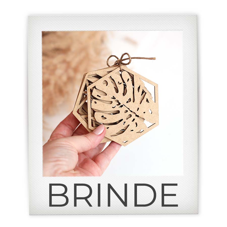Brinde Kit com 6 Porta Copos - Criativo