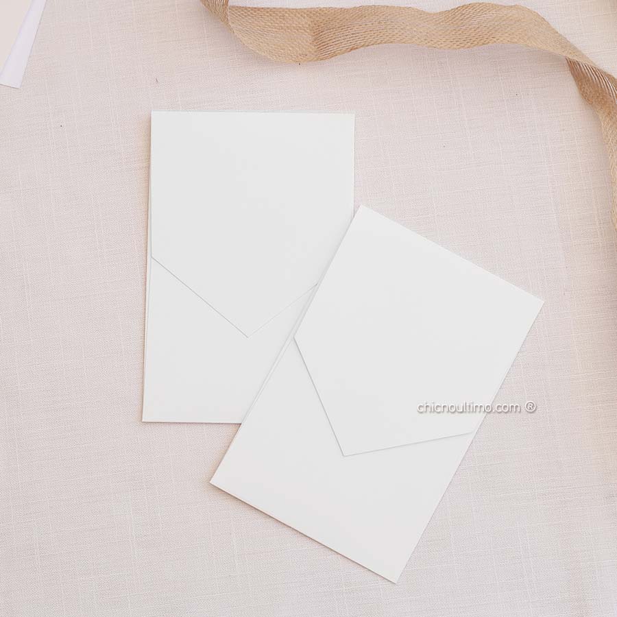 Envelope Branco - Geométrico P 13x20cm - OUTLET - pacote 10 un