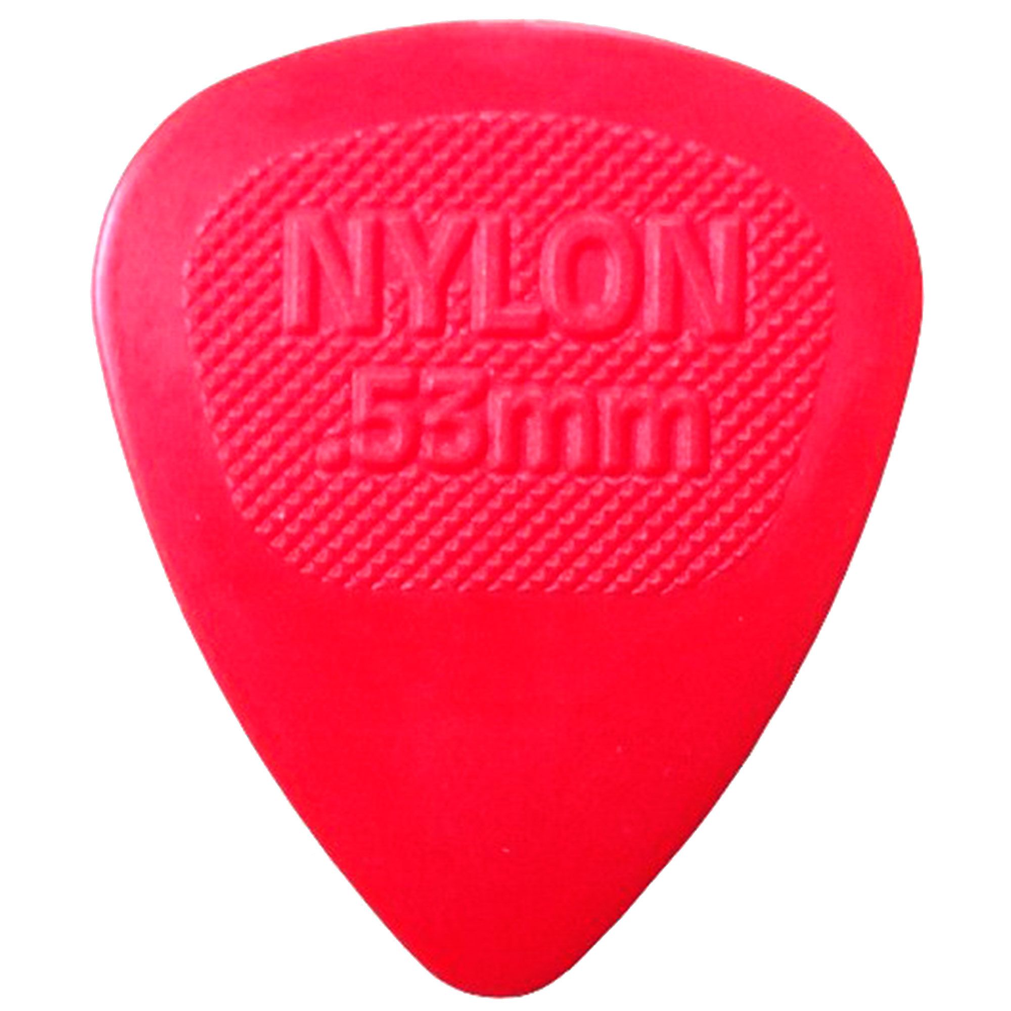 Palheta Jim Dunlop Nylon Midi 443R053 0.53 mm Vermelha
