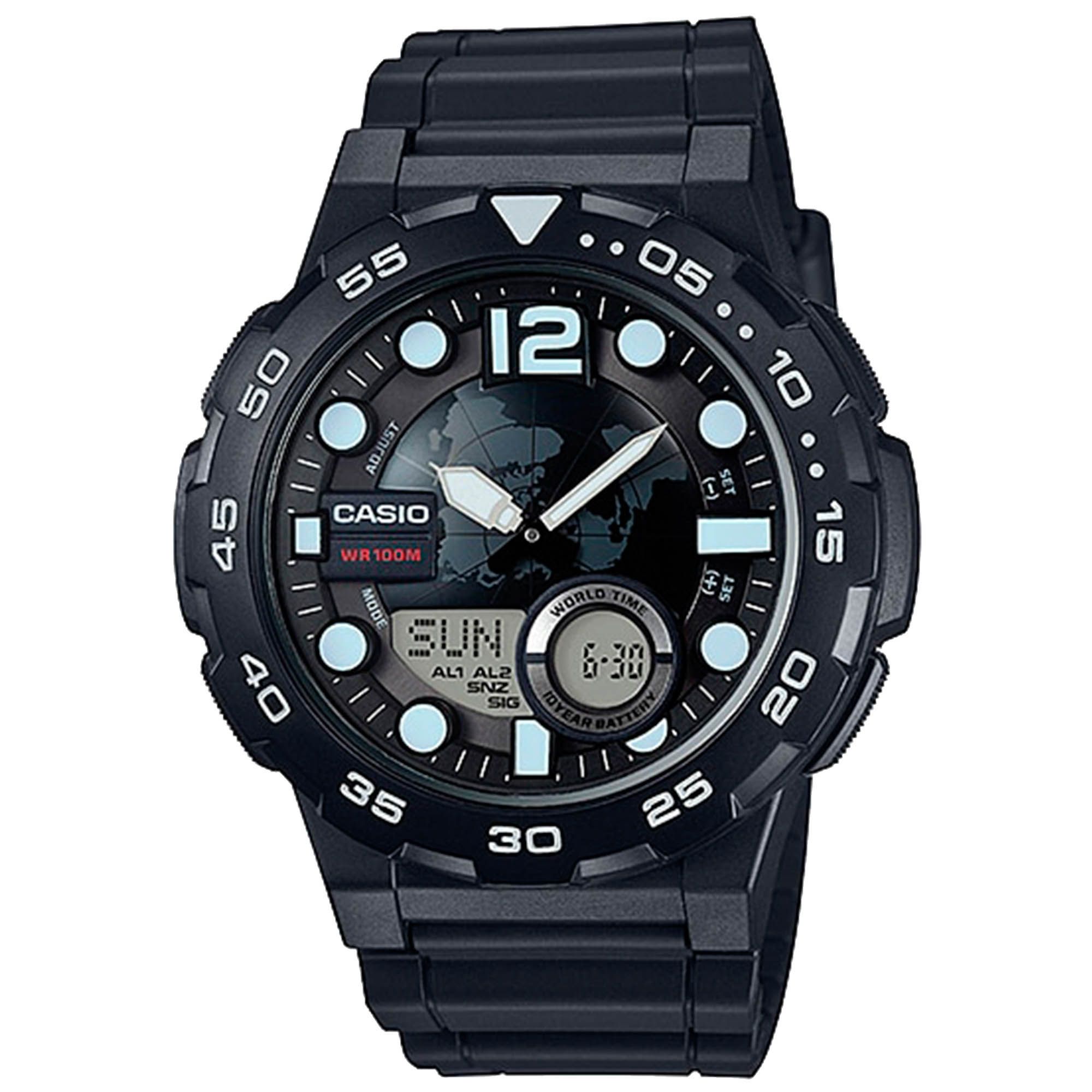 Relógio Masculino Casio Standard AEQ-100W-1AVDF