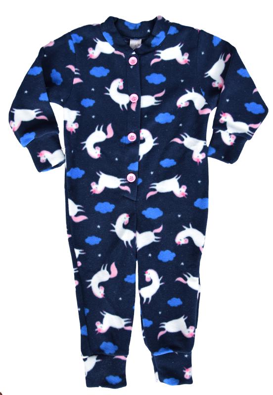 Pijama Macacão Infantil Soft Unicórnio