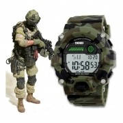 Relógio Masculino Skmei Militar Original Camuflado D'água Nf