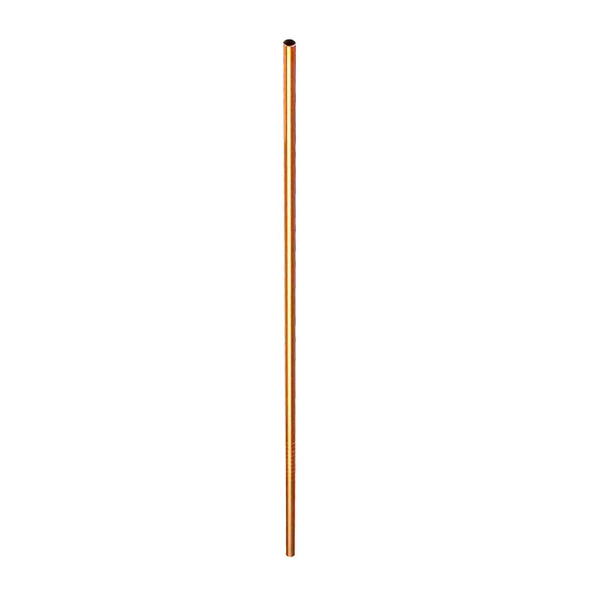 Canudo de Inox Colorido Reto Extra longo - 25cm