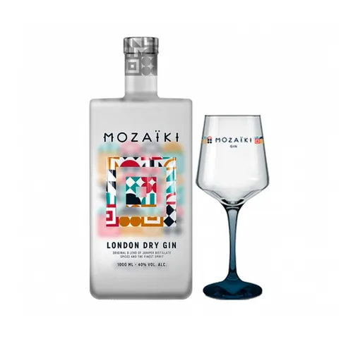 Kit Gin Mozaiki 1000ML + Taça